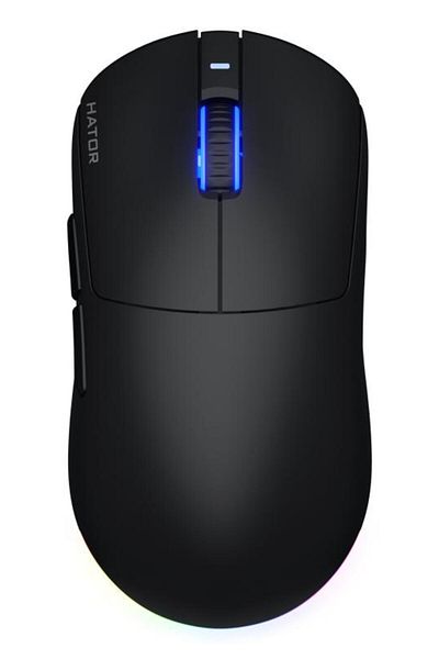 HATOR Mouse wireless Quasar 3, conectivitate 2.4GHz, bluetooth si USB, polling rate pana la 100