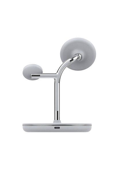 TELLUR Incarcator wireless birou Tellur, 3-in-1, MFI, certificat MagSafe 15W, Watch 2.5W, TWS 5W, alb