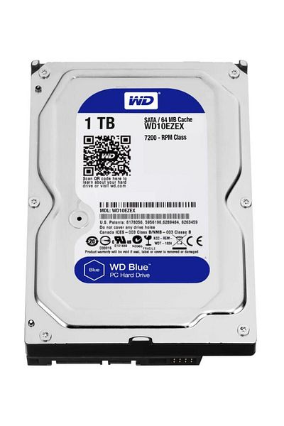 WD HDD Blue 1TB SATA-III 7200rpm 64mb