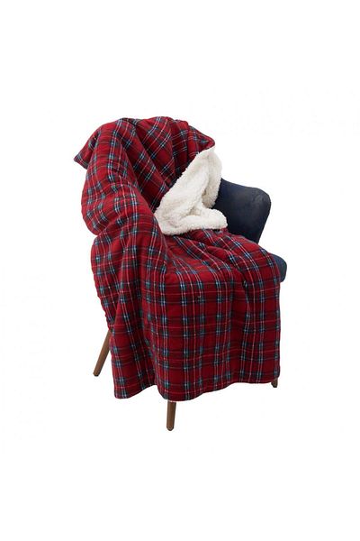 Heinner Fur blanket 150x200 cm Checkered