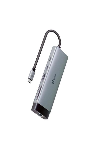 TP-LINK USB Type-C 9-Port Hub SPEC: 1 USB-C Connector, 1 HDMI 4K 60Hz Port, 1 USB-C PD 100W Port, 1 RJ4