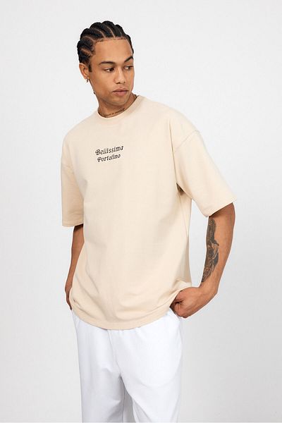 İLKCET MODA Μπλουζάκι Unisex με στάμπα πλάτης