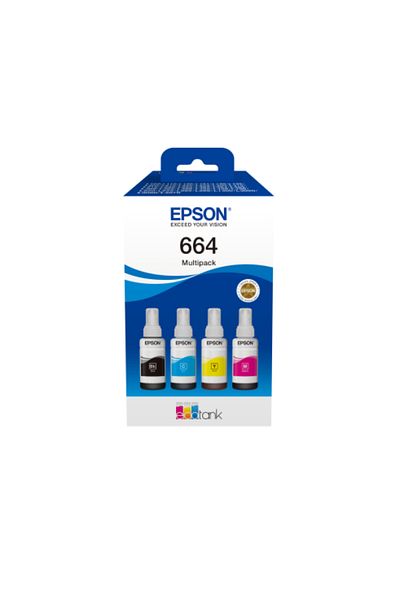 EPSON Cartus cerneala T6646 BK+CMY, multipack, pentru L200 L355 L110 L2