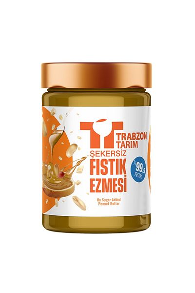 TRABZON TARIM زبدة الفول السوداني بدون سكر 300 غرام