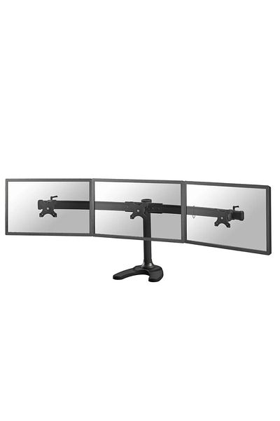 NEOMOUNTS FPMA-D700DD3 triple monitor desk stand; for displays with diagonals 10-27