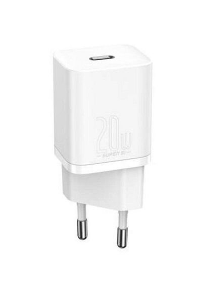 Baseus CHARGER network Super Si, Quick Charge 20W, 1 x USB Type-C 5V/3A, white