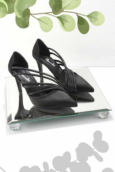 Bambi Pantofi rochii de seara de dama negri K01375003038