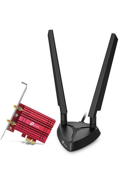TP-LINK Adaptor wireless TP-Link, ARCHER TXE75E, AX5400, 2 x antene externe Dual-Band 5Ghz, 2.4 Ghz, PC