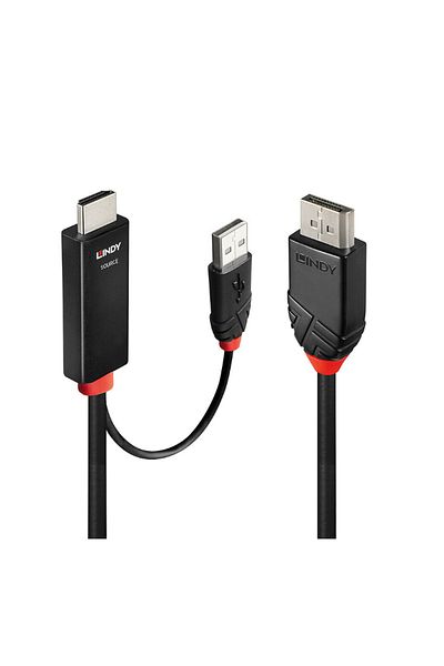 LİNDY Cablu 1m HDMI la DisplayPort