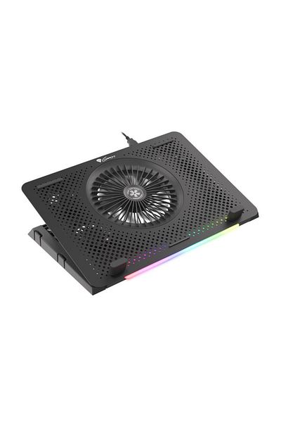 Genesis Oxid 450 RGB laptop stand/cooler, 15.6, 5 fans, RGB lighting, black
