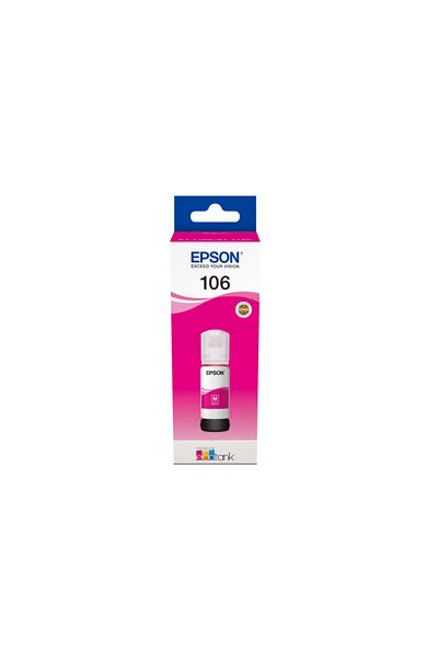 EPSON Ink cartridge 106 ECOTANK, magenta, capacity 70ml, for L7160, L7180.