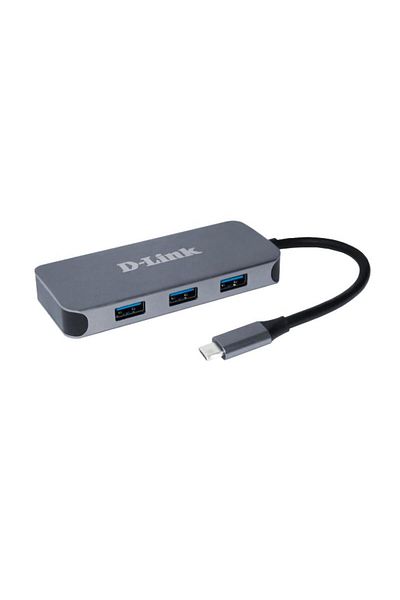 D-Link DUB-2335 6-in-1 USB-C Hub with HDMI, Gigabit Ethernet and power delivery, 1* USB-C conne