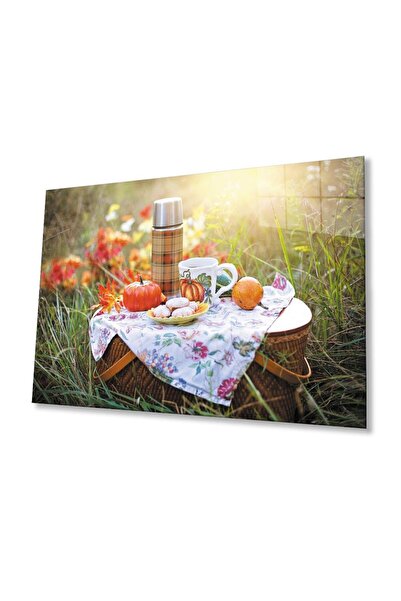 idealizbiz Masa de sticlă pentru picnic