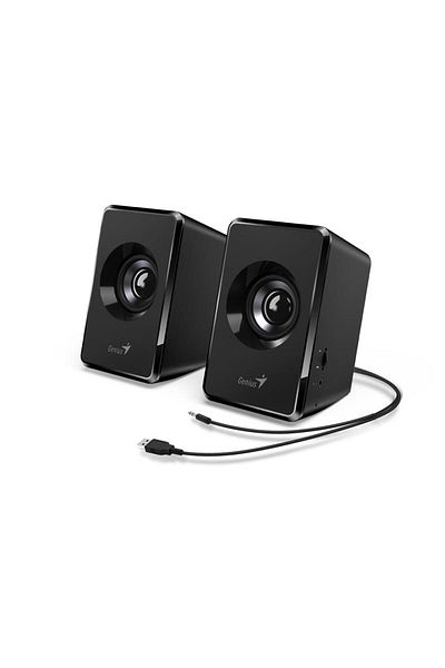 GENIUS BOXE 2.0, RMS: 3W (2 x 1.5W), USB power, black, „SP-U125 „31730042400