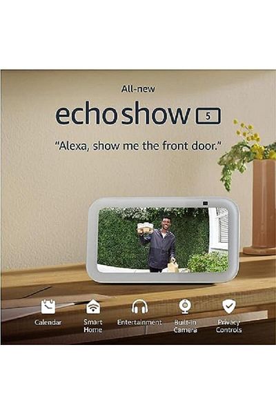 Amazon Echo Show 5 (3rd Gen, 2023 release) - Glacier White