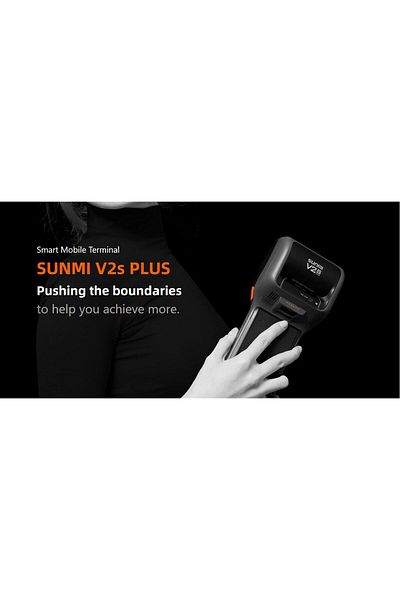 sunmi MOBILE T5F01 V2s Plus - Wireless data POS System, V2s Plus Android 11, 3GB + 32GB, 13MP r