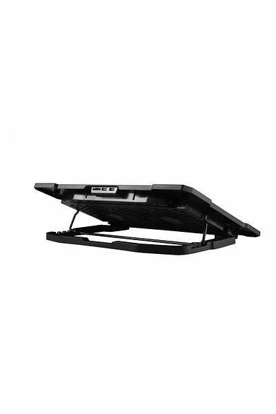 TELLUR Cooling pad Basic, 17, 5 fans, LED, 2USB, Black