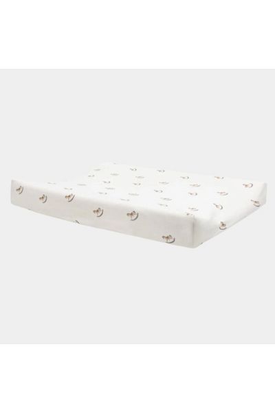 Jollein Cotton Cover for Changing Mattress, Nostalgic Ride