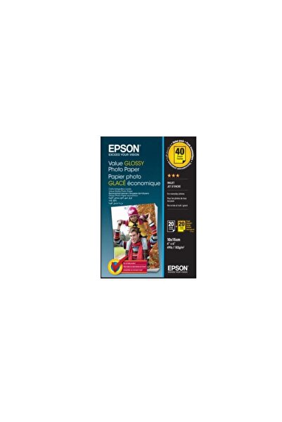 EPSON Hartie foto glossy 10x15 cm, 40 coli