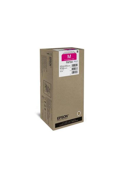 EPSON T9733 Magenta ink cartridge, capacity 192.4 ml., for WF- C869R, Blue Angel.