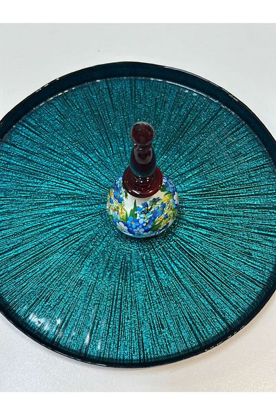 orifkozmo Wooden Handmade Surme Container with Oreganik Surme Beside