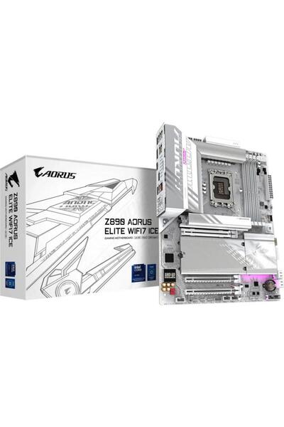 Gigabyte Placă de bază Z890 AORUS ELITE WIFI7 ICE ATX pentru LGA1851 DDR5