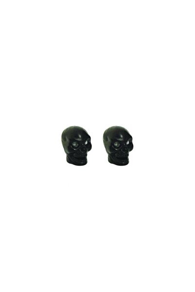 Pegas SKULL VALVE CAPS, 2pcs, AV, BLACK