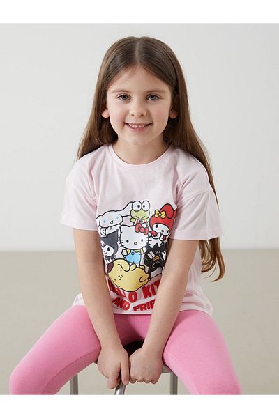 LC Waikiki Lcw Printed Girl's T-Shirt