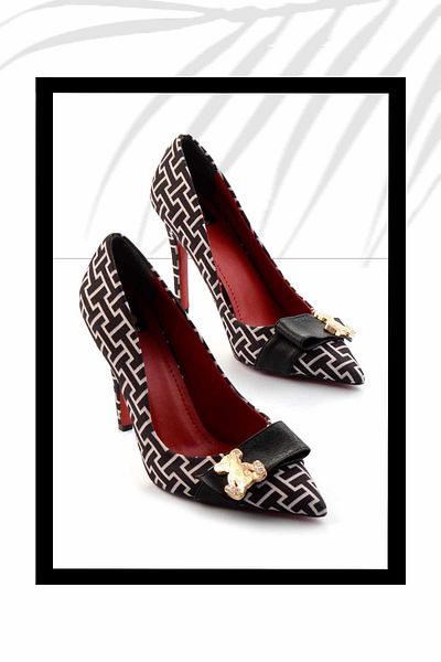 Bambi Pantofi cu toc clasici de damă negri K01455118010