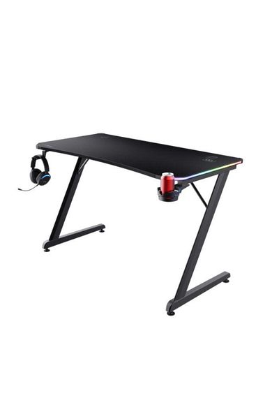 Trust GXT 709 Luminus gaming desk, RGB lighting, weight 15.5 kg, maximum weight 150 kg, ne