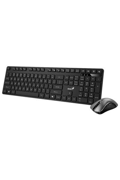 GENIUS Kit wireless tastatura wireless 104 taste (slim) + mouse wireless 1200dpi, 3 butoane, 11