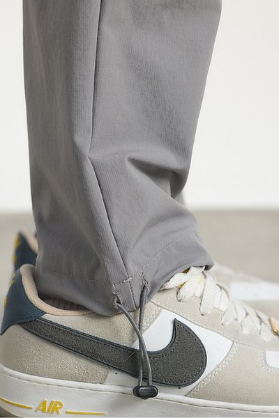 İLKCET MODA Lycra Stretchy Stopper Detail Baggy Trousers