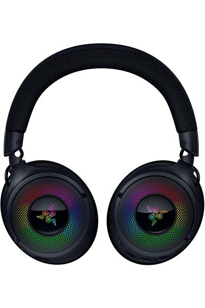 RAZER Casti Kraken V4, wireless, 2.4 GHz Bluetooth, iluminare Chroma™ RGB, negru