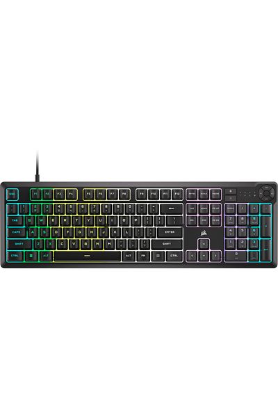 Corsair Tastatura Gaming K55 CORE Backlit Zoned RGB LED, Rubberdome