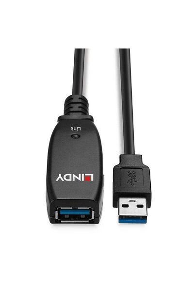LİNDY Peripheral Cables Lindy 15m USB 3.0 Active Extension Cable