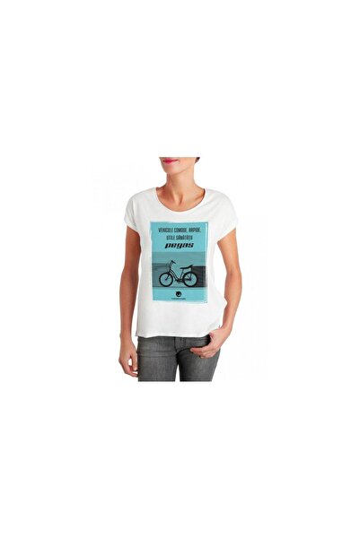 Pegas Tricou grafic de damă, galben, M