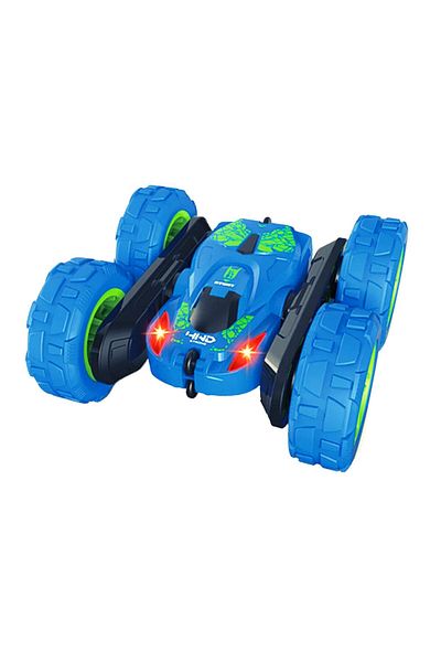 JJRC RC Off Road Car with Remote Control, 2.4 Ghz, 4x4 Traction, 1:28, Battery, Blue