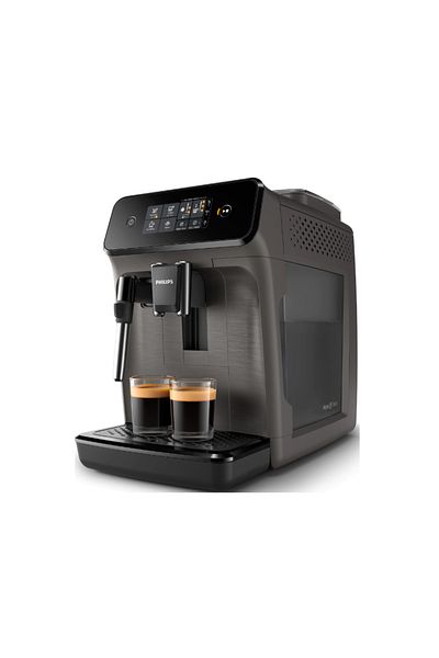 Philips Automatic espresso machine EP1224/00, 1500W, 2 drinks, classic milk frothing system, display