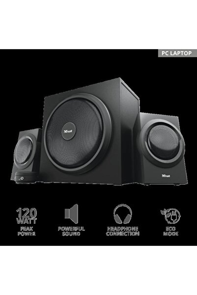 Trust Audio systems Trust Yuri 2.1 speakers, 15W, black