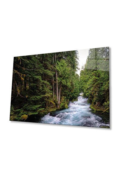 idealizbiz Pictură pe sticlă natură