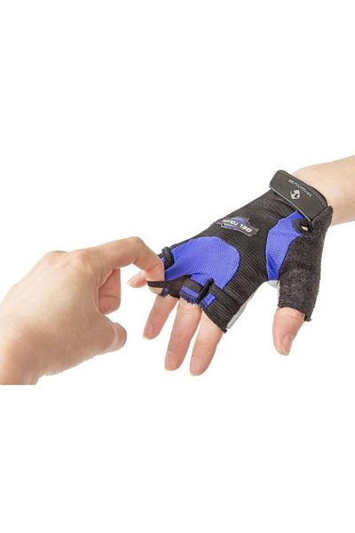 Pegas M-WAVE XL Cycling Gloves (Blue/Black)