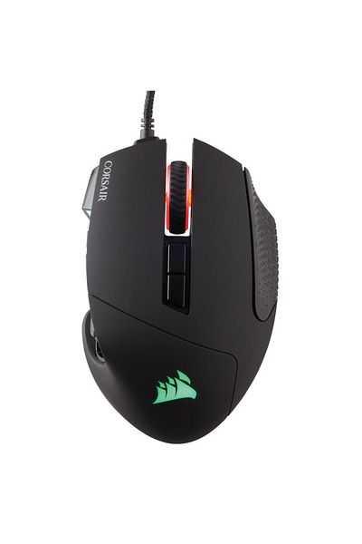 Corsair SCIMITAR RGB ELITE Optical Wired Gaming Mouse, Black