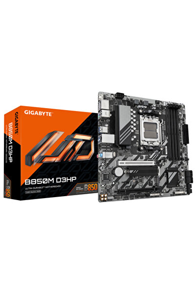 Gigabyte Placă de bază B850M D3HP AM5 mATX, DDR5, Dual M.2, HDMI/DP