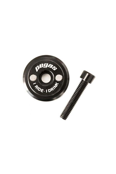 Pegas BEER CAP XHS-16 HANDLEBAR COVER, CNC ALUMINUM, 2 MAGNETS, FOR 1-1/8 HANDLEBAR COVER, DIAMETER