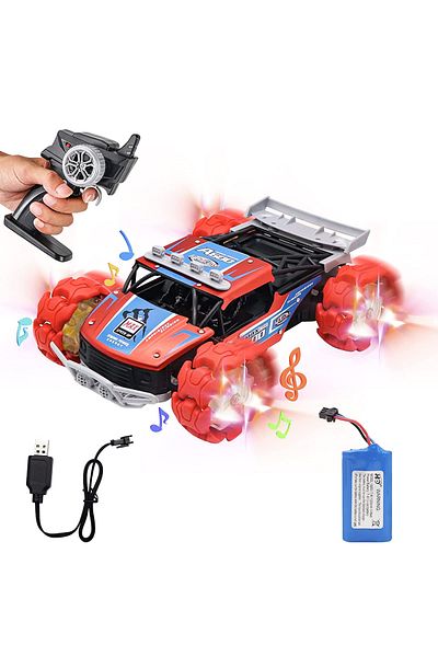 LUDIRO Masinuta de Teren de Mare Viteza cu Telecomanda, Metal, 1:12, RC 2.4 Ghz, 4x4, Acumulator