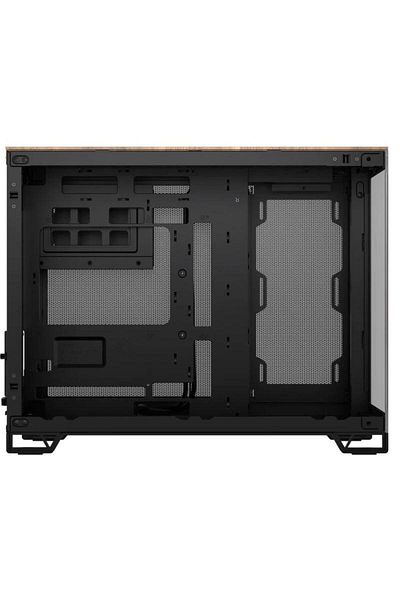 Corsair Carcasa 2500X Micro ATX Dual Chamber Black/Walnut Wood