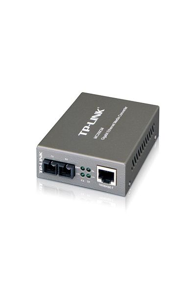 TP-LINK Omada 10/100/1000 Mbps RJ45 to 1000 Mbps Multi-mode SC Fiber Converter PORT: 1× Gigabit SC Por