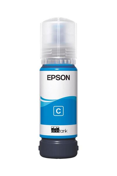 EPSON Ink cartridge 108 Tank, cyan, capacity 70ml, for EcoTank L8050.