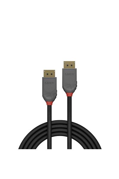 LİNDY Video Cables Lindy 1m DisplayPort 1.4 Cable, Anthracite