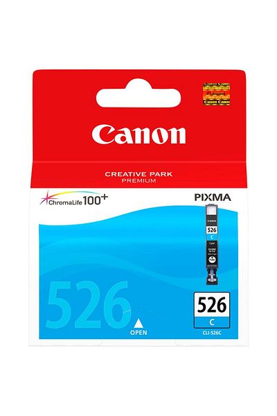 Canon CLI-526C ink cartridge, cyan, for Pixma IP4850, Pixma IP4950, Pixma IX6550, Pi